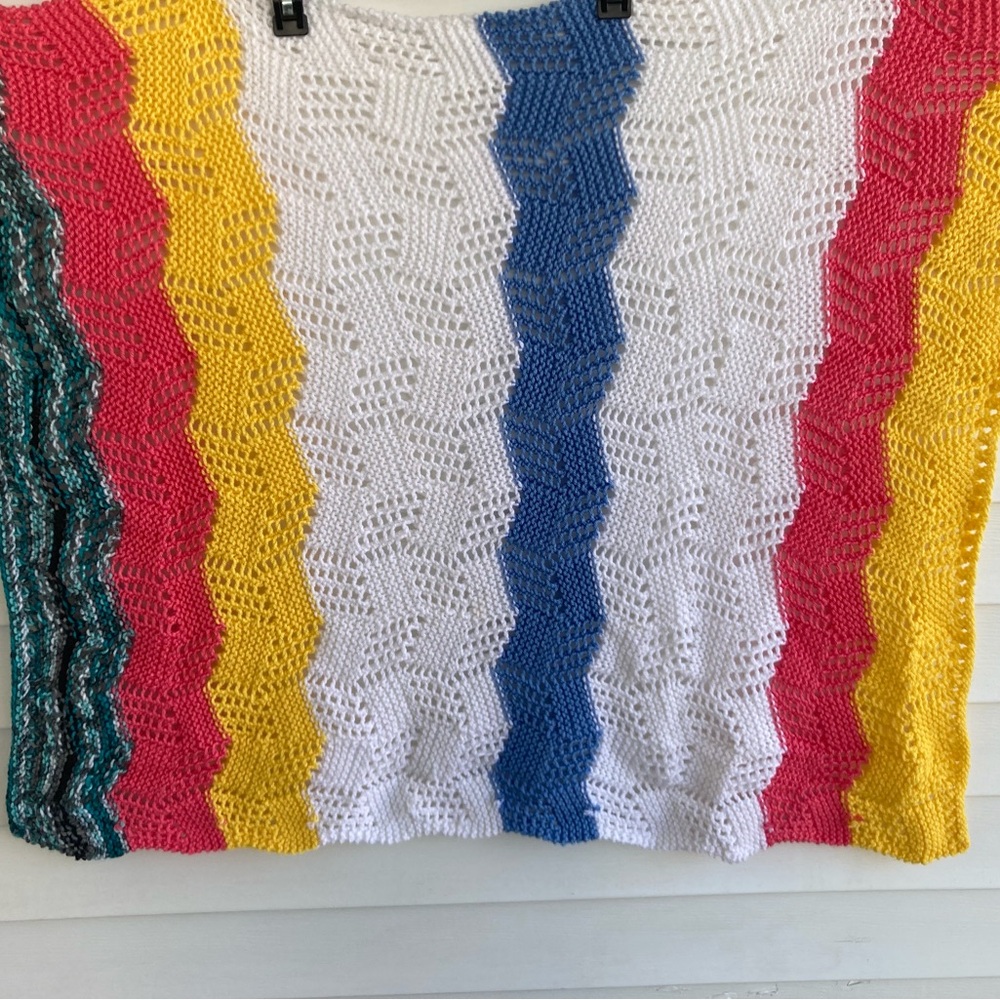 From Holl New Handmade 32x37 Multipurpose Afghan Spring Theme